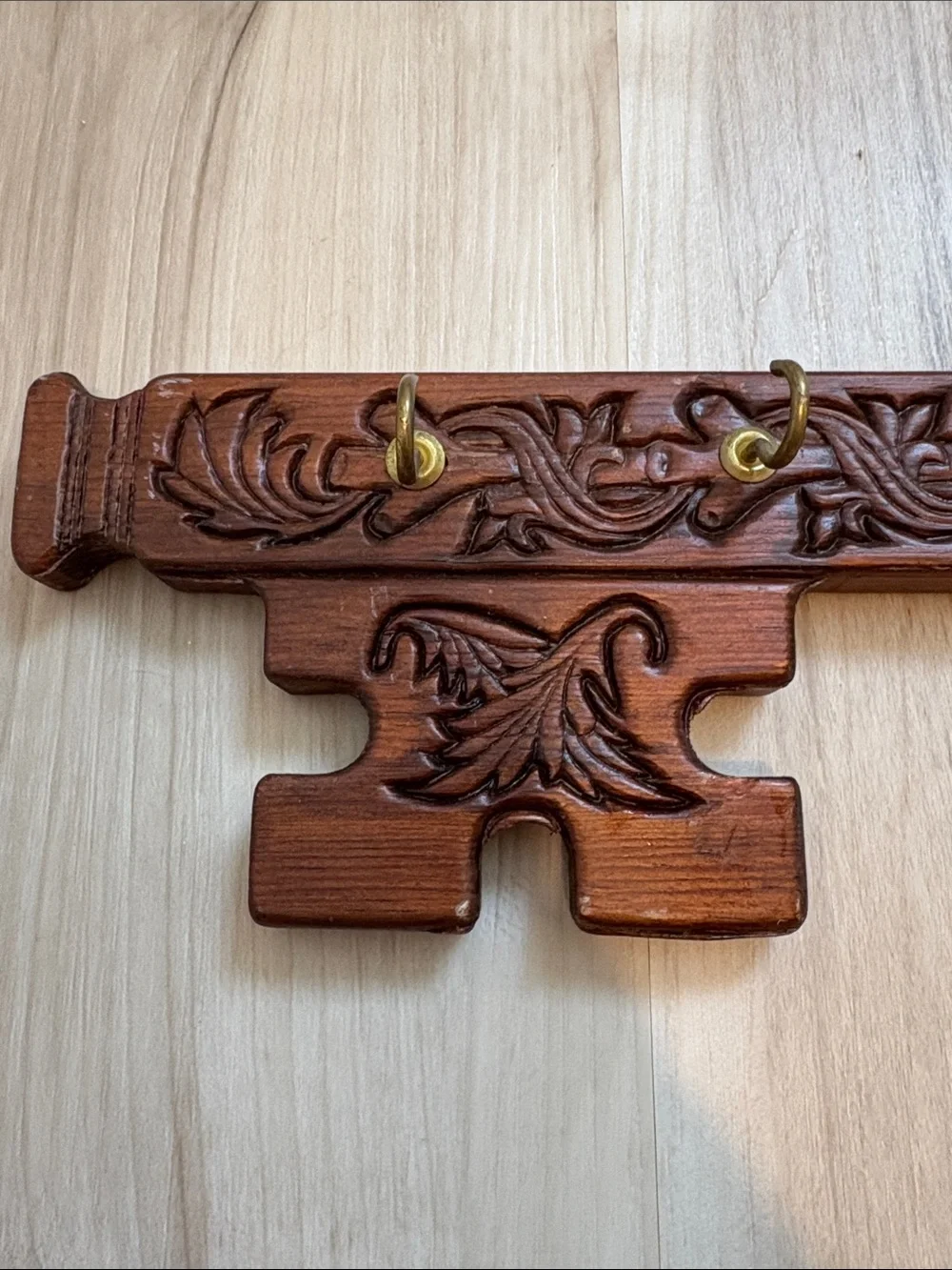 Vintage decorative brown